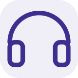 Headphones Earphones Neckband Buds Mic icon