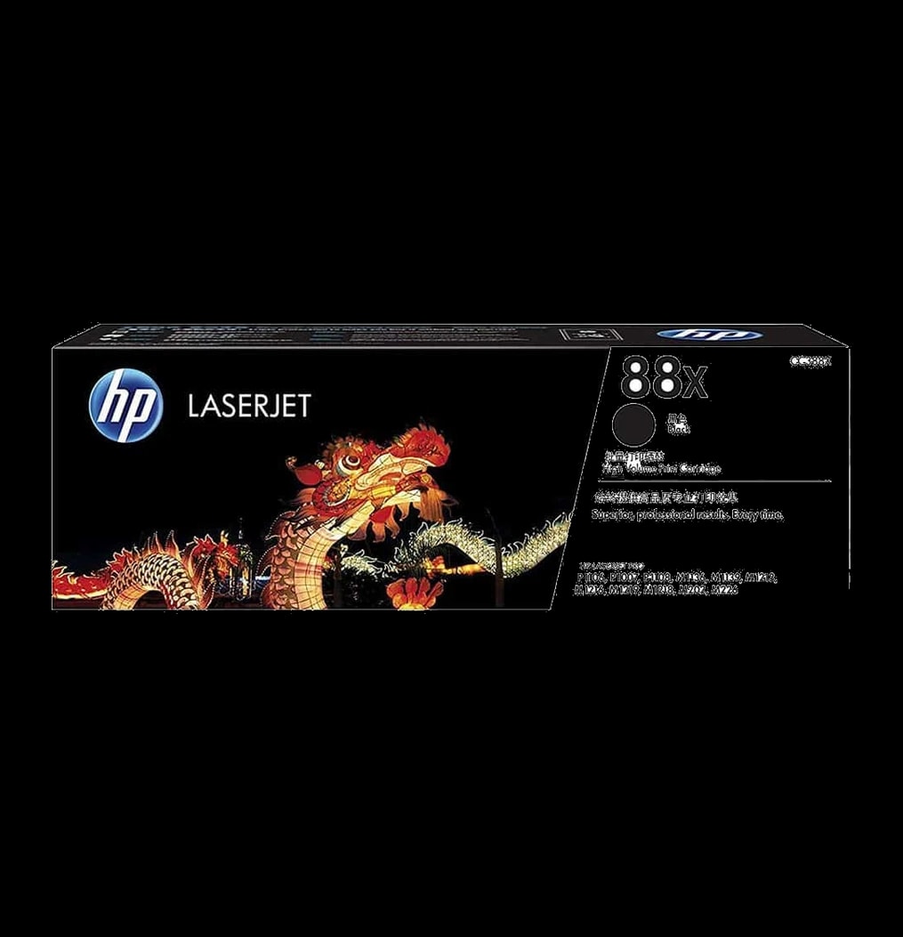 HP 88X High Yield Black Toner Cartridge (CC388X)