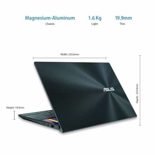 ASUS ZenBook Duo Intel Core i5-10210U 10th Gen 14-inch FHD Thin and Light Touch Laptop (8GB RAM/512GB NVMe SSD/Windows 10/MS Office 2019/2GB NVIDIA GeForce MX250 Graphics/1.60 Kg), UX481FL-HJ551TS - Image 6
