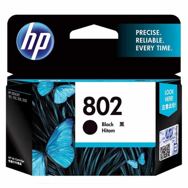 HP 802 CH561ZZ Small Ink Cartridge - Black