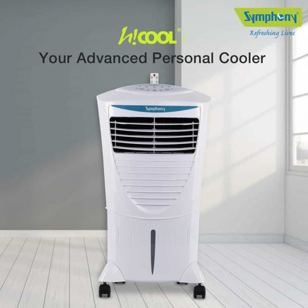 Symphony Hi Cool i Modern Personal Room Air Cooler 31-litres, with Remote, Honeycomb Pad, Multi-Stage Air Purification & Low Power Consumption - Image 2