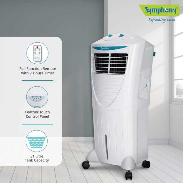 Symphony HiCOOL 45T Personal Air Cooler - 45-litres - Image 3