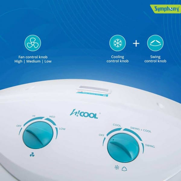 Symphony HiCOOL 45T Personal Air Cooler - 45-litres - Image 9