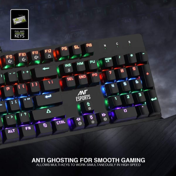 Ant Esports MK3200 Mechanical RGB Gaming Keyboard with Outemu Blue Switches - Image 7