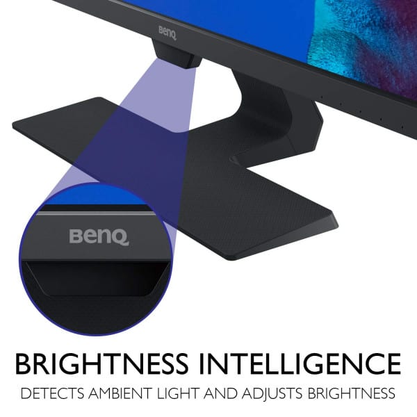 BenQ 24-inch Eye Care Monitor, IPS Panel with Height Adjustment, Built-in Speakers, HDMI, Display Port, Eye-Care Technology - GW2480T (Black) - Image 2