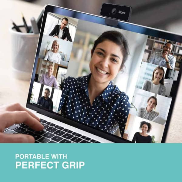 FINGERS 1080 Hi-Res Webcam with 1080p Wide Angle Lens and Built-in Mic for PC Desktops and Laptops - HD Video Calling & Recording with up to 1920 x 1080 Pixels - Image 6