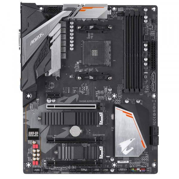 GIGABYTE B450 AORUS PRO Motherboard with Hybrid Digital PWM, Dual M.2 with Dual Thermal Guards, Audio ALC1220-VB,RGB Fusion 2.0 - Image 3