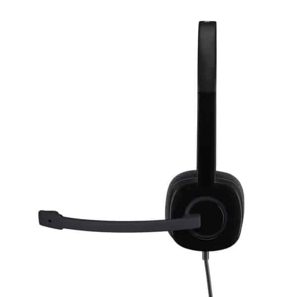 Logitech H151 Headset with Noise-Cancelling Boom Microphone,3.5 mm Analog Stereo,PC/Mac/Laptop - Black - Image 7