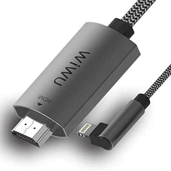 TSpark WIWU LIGHNTING HDTV Adapter Plug & Play for Apple-iOS Smartphones 200cm - Black