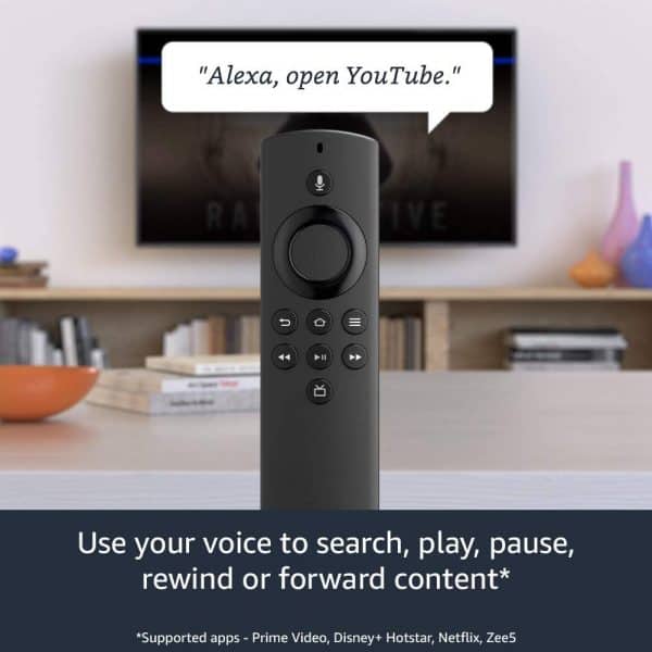 All-new Fire TV Stick Lite with Alexa Voice Remote Lite | Stream HD Quality Video | No power and volume buttons - Image 6