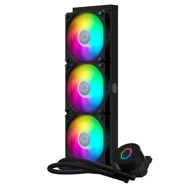 Cooler Master MasterLiquid ML360L ARGB V2, Close-Loop AIO CPU Liquid Cooler, 3rd Gen Dual Chamber Pump, Triple SickleFlow 120mm for AMD Ryzen/Intel LGA 1200/1151 (MLW-D36M-A18PA-R2)