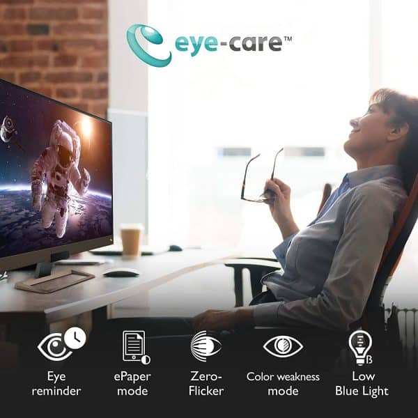 Benq EX2780Q 27" 2560x1440 2K QHD Resolution 144Hz IPS Display Monitor Built-in Speakers,HDMI,USB - Image 7