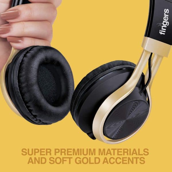FINGERS Showstopper H5 Wired Headphones with Mic and Deep Bass - Image 2