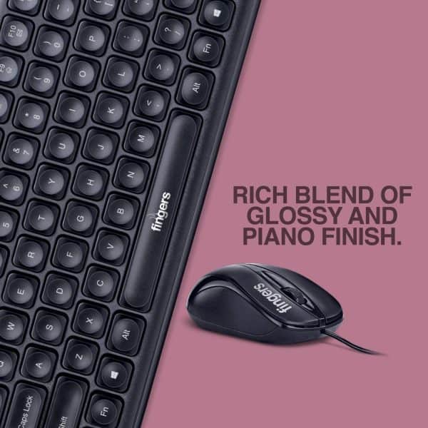 Finger's Velvet Combo C4 Slim Keyboard and Mouse - Image 2
