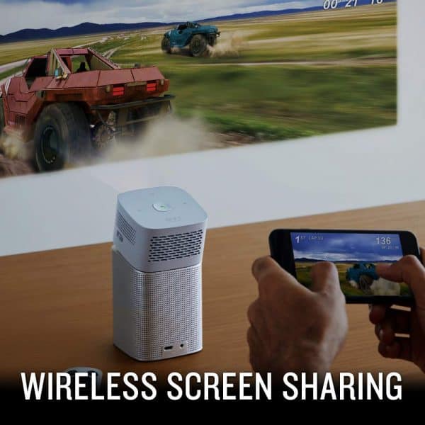 BenQ GV1 Portable Projector with Google Cast & AirPlay, Bluetooth Speaker, Wi-Fi (or Wireless Display), USB-C - Image 5