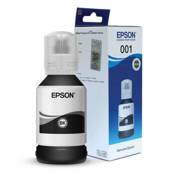 Epson 001 Black 127ML Genuine Ink Bottle (C13T03Y198) - Image 2