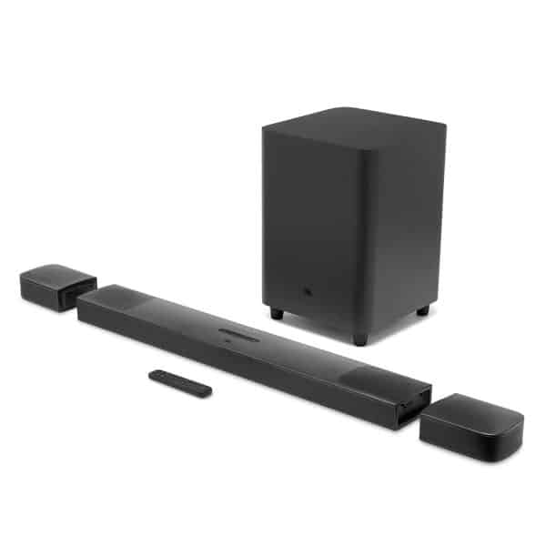 JBL BAR 9.1 by Harman True Wireless Surround Soundbar with Dolby Atmos®, Detachable Wireless Speakers, Ultra HD4K Pass Through & Built-in WiFi (820 Watts, Black)