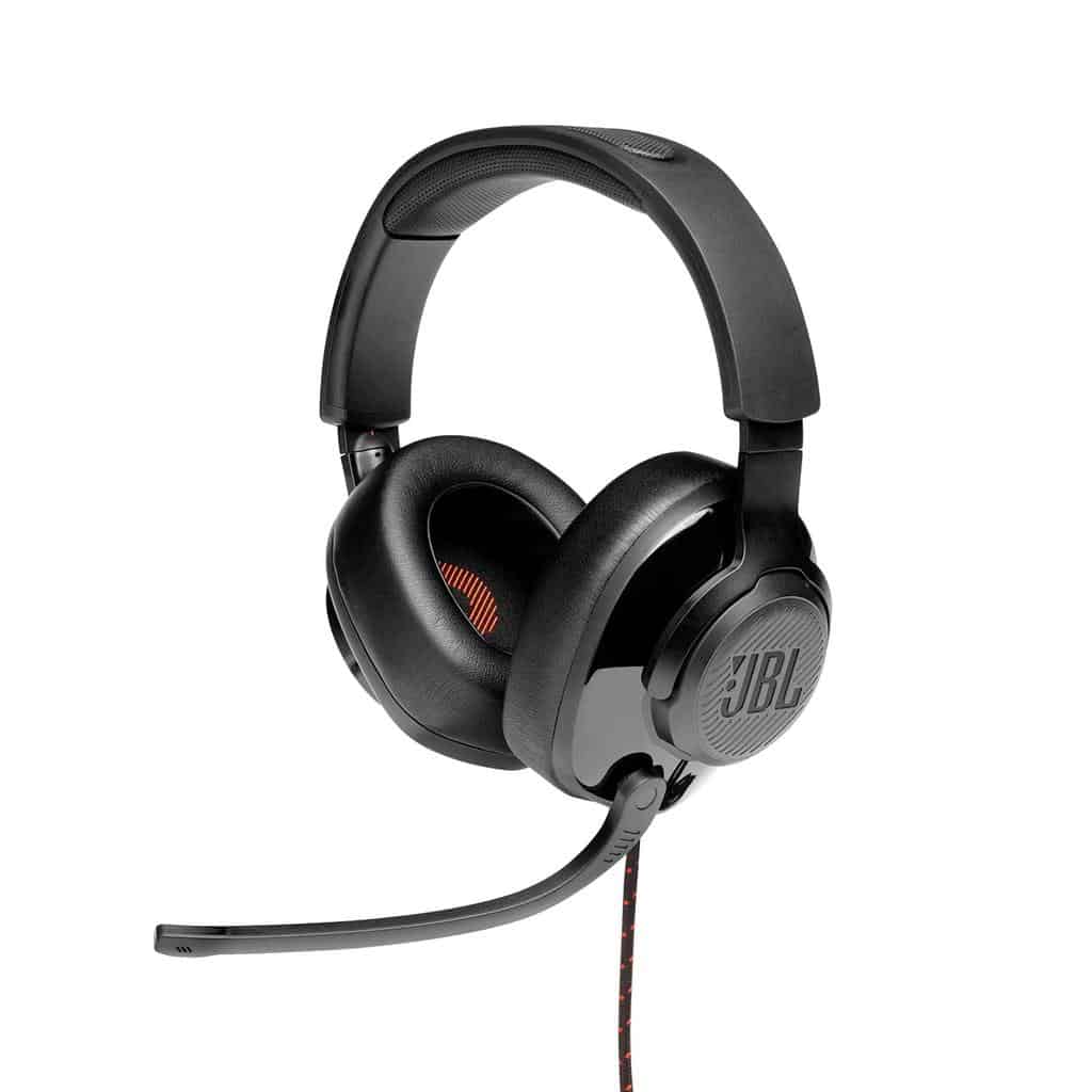 JBL Quantum 200 by Harman Wired Over-Ear Gaming Headset with Flip-up Mic & Discord  Certified - DATAMATION