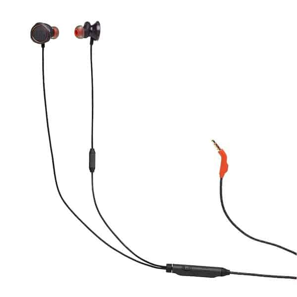 JBL Quantum 50 by Harman Wired in-Ear Gaming Headphone with Twistlock Technology, Inline Voice Focus Microphone and Master Volume Slider - Image 3