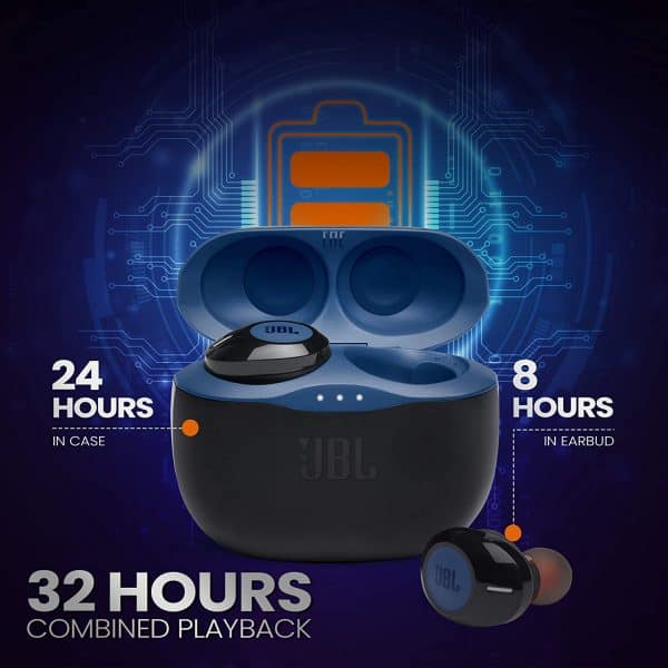JBL Tune 125TWS by Harman True Wireless in-Ear Headphones with 32 Hours Playtime, Dual Connect, Fast Pairing & Bluetooth 5.0 - Image 2