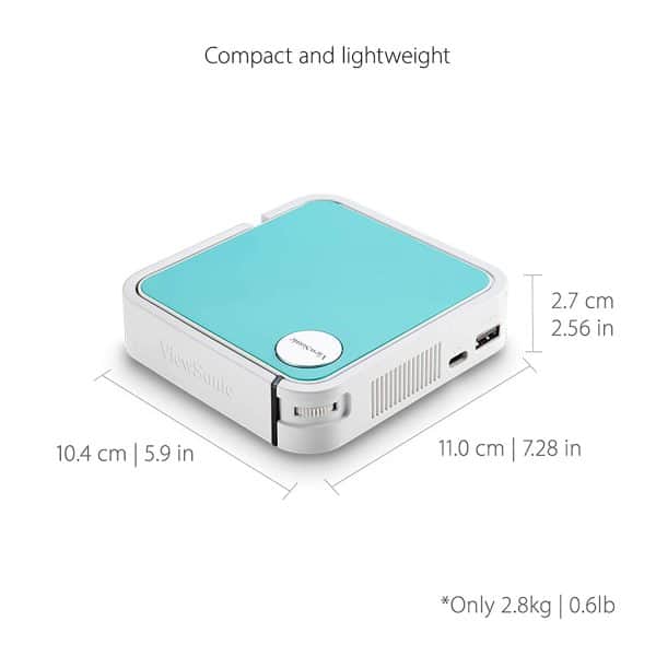 ViewSonic M1 Mini Portable Projector | JBL Speaker | HDMI | Auto Keystone |Built-in Battery |100" Projection Image - Image 5