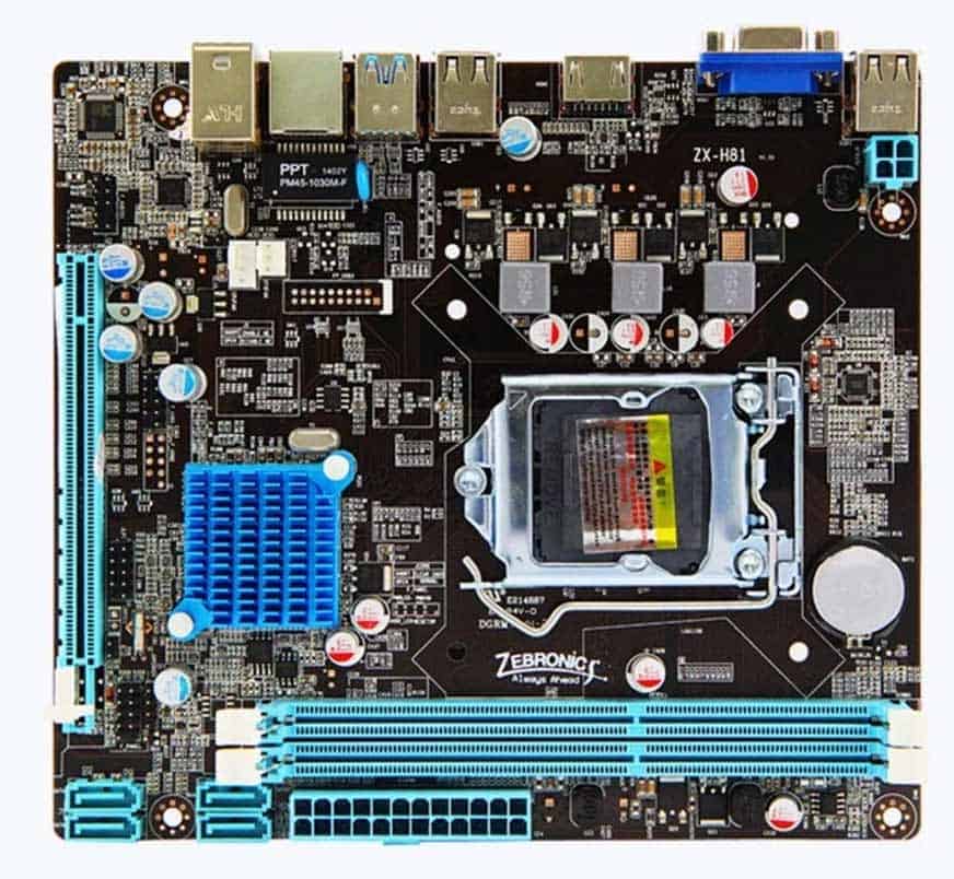 ZEBRONICS H81 LGA 1150 Socket Motherboard – DATAMATION