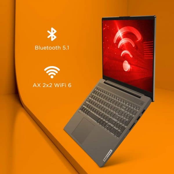 Lenovo IdeaPad Slim 5 11th Gen Intel Core i5 15.6" FHD IPS Thin & Light Laptop (8GB/256GB SSD + 1TB HDD/Win 10/Office/Nvidia GeForce MX450 Graphics/Fingerprint Reader/Graphite Grey/1.66Kg), 82FG010AIN - Image 6