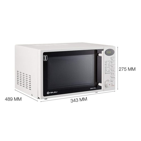 Bajaj 20 Litres Grill Microwave Oven with Jog Dial (2005 ETB) - Image 2