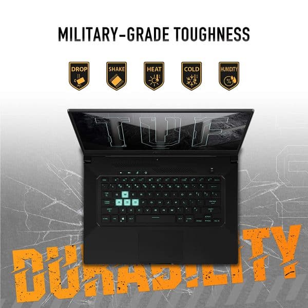 Asus TUF Dash F15 (2021), 15.6-inch FHD 240Hz/3ms, Intel Core i7-11370H 11th Gen, RTX 3070 8GB Graphics, (16GB RAM/1TB SSD/Office 2019/Win 10/Gray), FX516PR-AZ107TS - Image 12