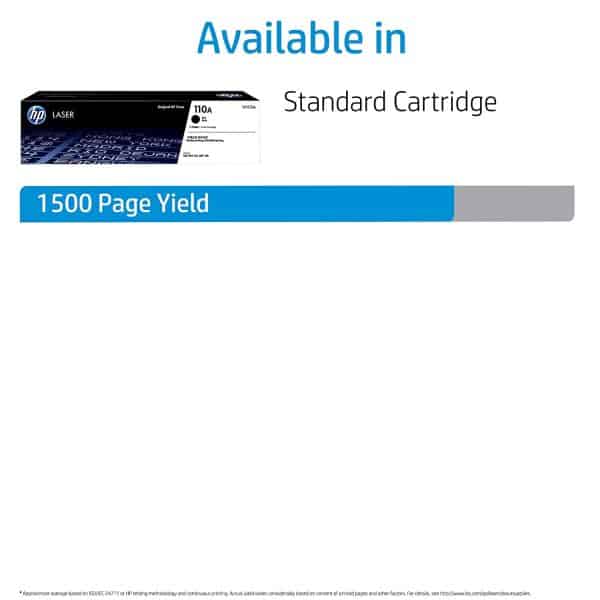 HP 110A Black Original Laser Toner Cartridge W1112A - Image 2
