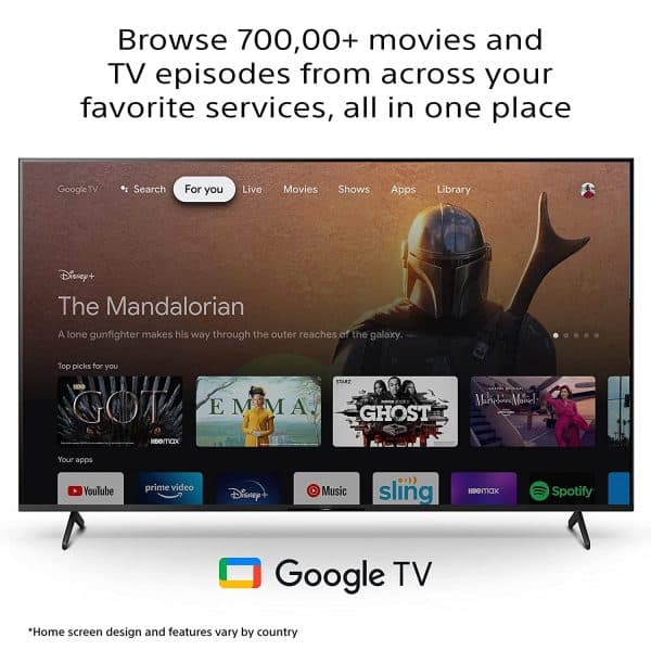 Sony Bravia 139 cm (55 inches) 4K Ultra HD Smart LED Google TV KD-55X85J (Black) (2021 Model) | with Alexa Compatibility - Image 2