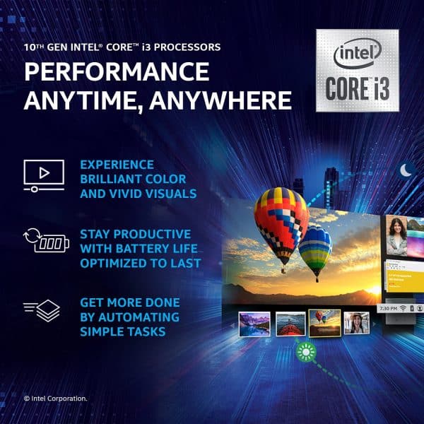 ASUS VivoBook 14 (2020) Intel Core i3-1005G1 10th Gen 14-inch (35.56 cms) FHD T&L Laptop (8GB/1TB HDD + 128GB NVMe SSD/Integrated Graphics/Windows 10/MS Office 2019/Silver/1.6 kg), X415JA-EK092TS - Image 8