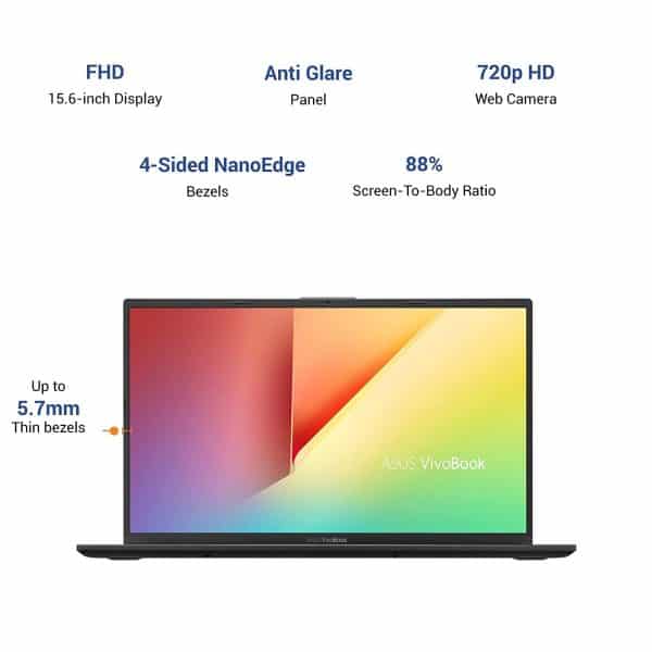 ASUS VivoBook 15 X512FL-EJ512TS 15.6-inch Laptop (10th Gen Core i5-10210U/8GB/1TB HDD + 256GB SSD/Windows 10 Home (64bit)/2GB Dedicated NVIDIA GeForce MX250 Graphics), Slate Grey - Image 2