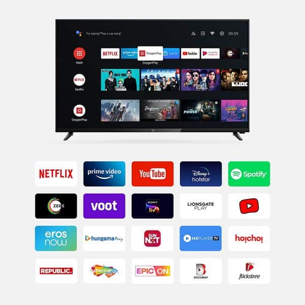OnePlus 108 cm (43 inches) Y Series Full HD LED Smart Android TV 43Y1 (Black) (2020 Model) - Image 3