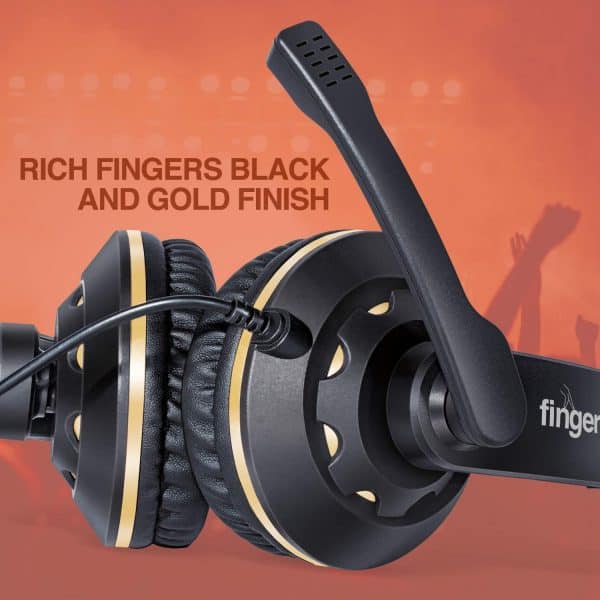 Fingers USB-Tonic H9 Wired Headset with high-Definition Sound & Built-in Adjustable Mic - Image 4