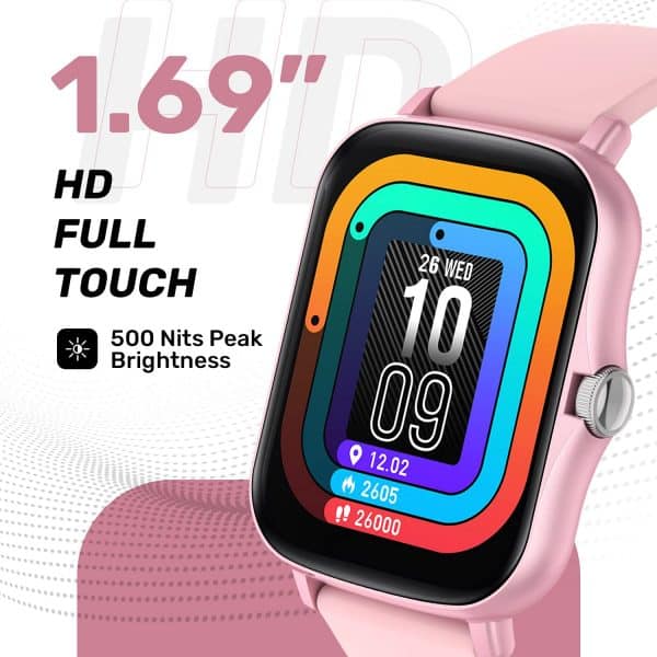 Fire-Boltt Beast SpO2 1.69” Largest Display Full Touch Smart Watch - Blood Oxygen Monitoring, Heart Rate Monitor - Image 12