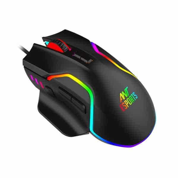 Ant Esports GM320 RGB Optical Wired Gaming Mouse | 8 Programmable Buttons | 7200 DPI - Image 2