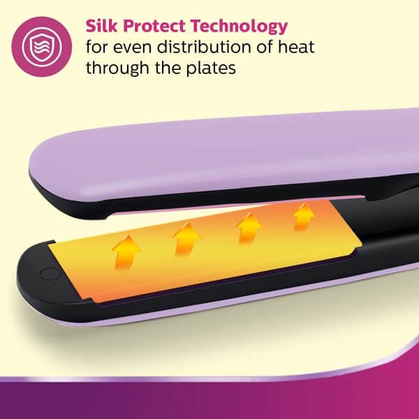 Philips BHS393/40 Straightener with SilkProtect Technology. Straighten, curl, suitable for all hair types. - Image 3