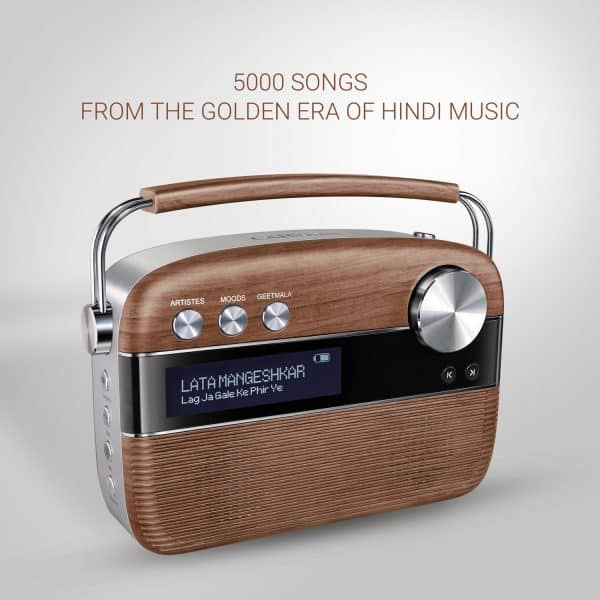 Saregama Carvaan Portable Digital Music Player (Oak Wood Brown) - Image 2