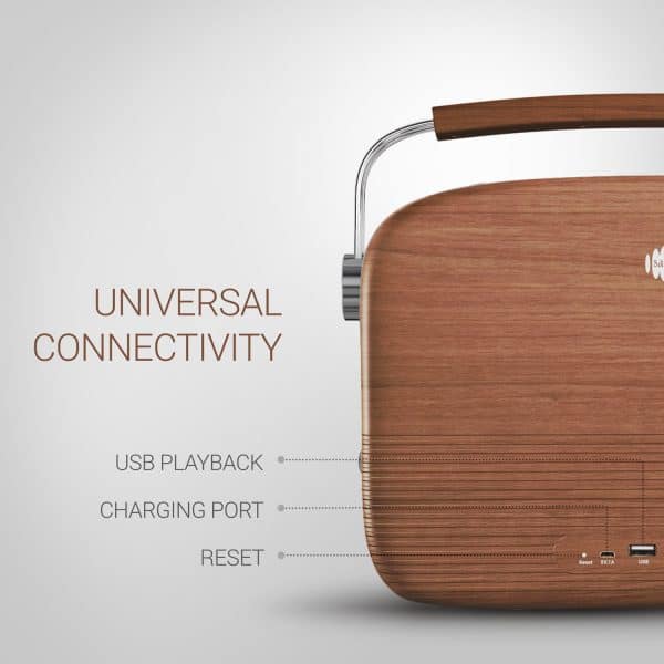 Saregama Carvaan Portable Digital Music Player (Oak Wood Brown) - Image 3