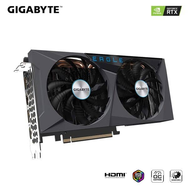 Gigabyte Nvidia GeForce RTX™ 3060 Ti Eagle OC 8GB GDDR6 Graphics Card ( GV-N306TEAGLE OC-8GD) - Image 3