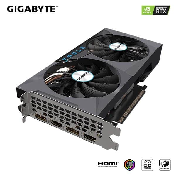 Gigabyte Nvidia GeForce RTX™ 3060 Ti Eagle OC 8GB GDDR6 Graphics Card ( GV-N306TEAGLE OC-8GD) - Image 5