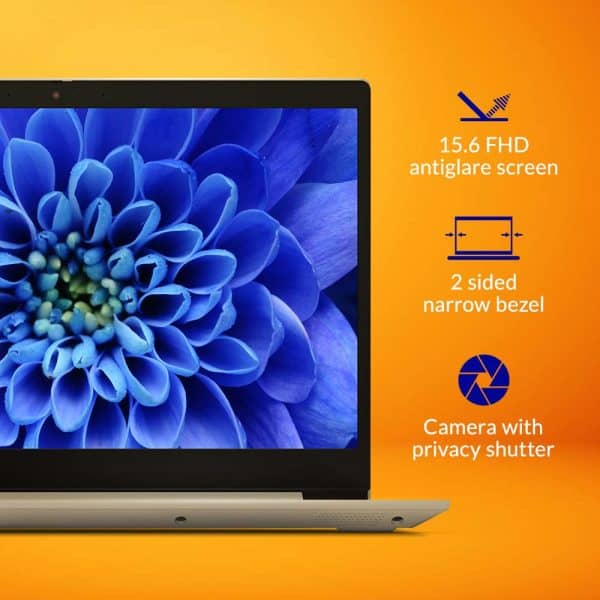 Lenovo IdeaPad Slim 3 10th Gen Intel Core i3 15.6" FHD Thin & Light Laptop (4GB/256GB SSD/Windows 10/MSO/UHD/Platinum Grey/1.7Kg), 81WB0158IN - Image 3
