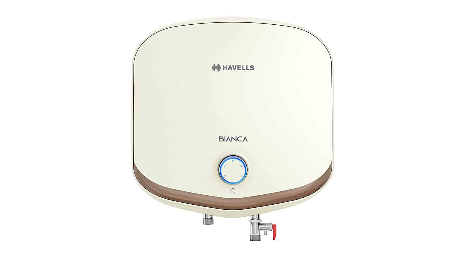 Havells Bianca 15-Litre Vertical Storage Water Heater (Geyser) Ivory 5 Star  – DATAMATION