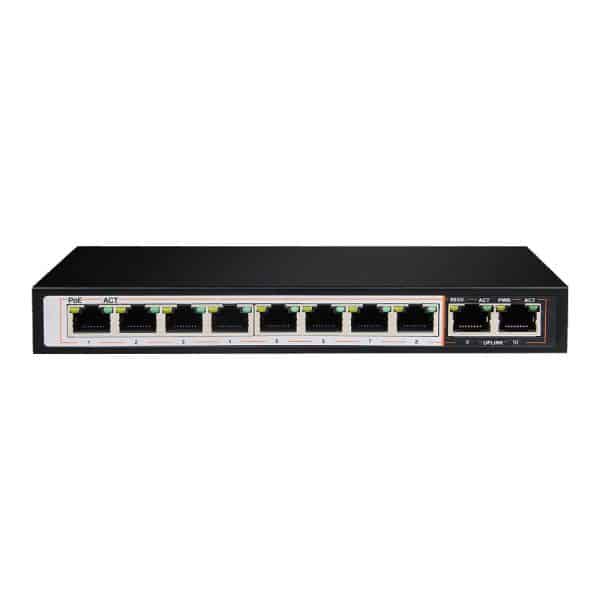 D-Link 120W 8+2 Port Gigabit POE Switch, DGS-F1010P-E