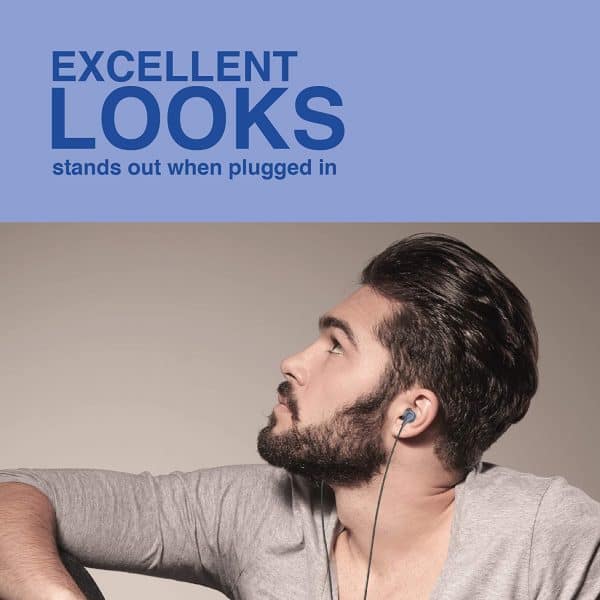 FINGERS SoundBoss Wired Earphones (with in-Built Mic, Sturdy Cable and L-pin Connector)- Dark Silver - Image 5