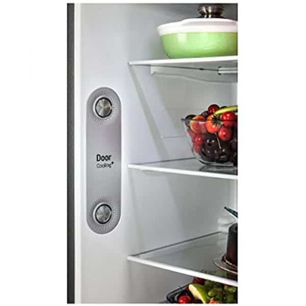 LG Double Door 260 Litres 3 Star Refrigerator Black GL-T292RESX - Image 6