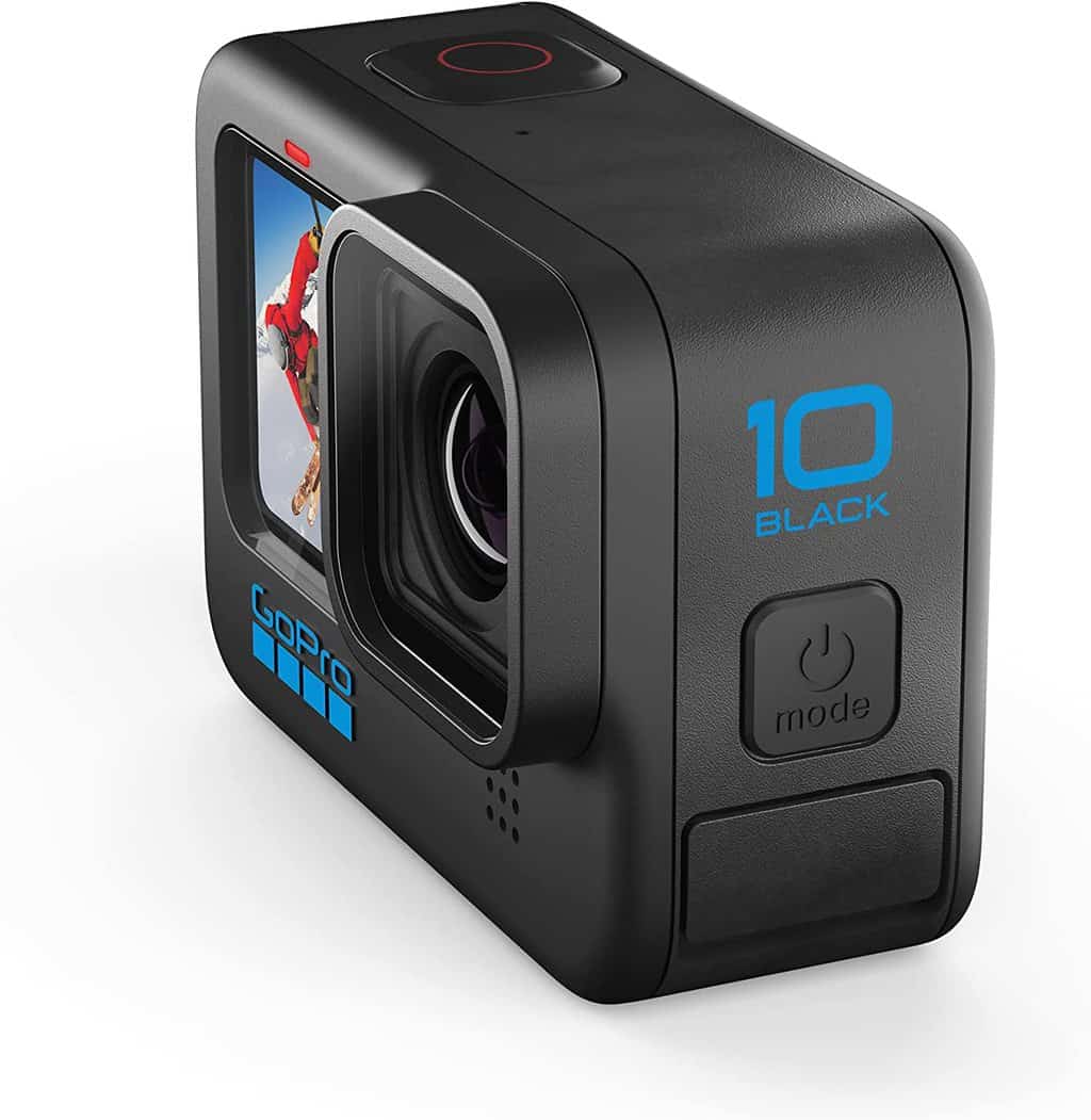 GoPro HERO10 Black - Waterproof Action Camera with Front LCD and Touch Rear  Screens, 5.3K60 Ultra HD Video, 23MP Photos, 1080p Live Streaming, Webcam