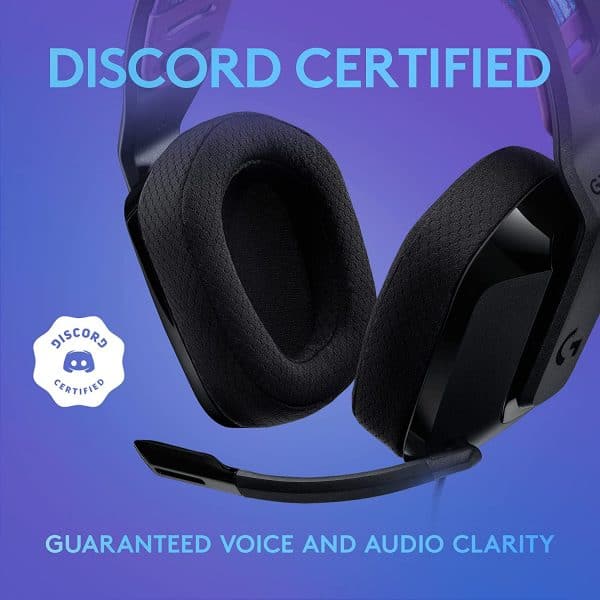 Logitech G335 Lightweight Wired Gaming Headset with Flip to Mute Microphone, 3.5mm Audio Jack, Memory Foam Earpads, Compatible with PC, Playstation, Xbox, Nintendo Switch (Black) - Image 7