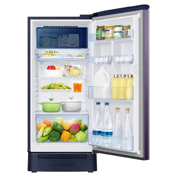 Samsung 198 L 4 Star Digital Inverter Single Door Refrigerator (RR21A2D2XUT/HL, Digi-Touch Cool, Base Stand with Drawer, Pebble Blue), Medium - Image 5